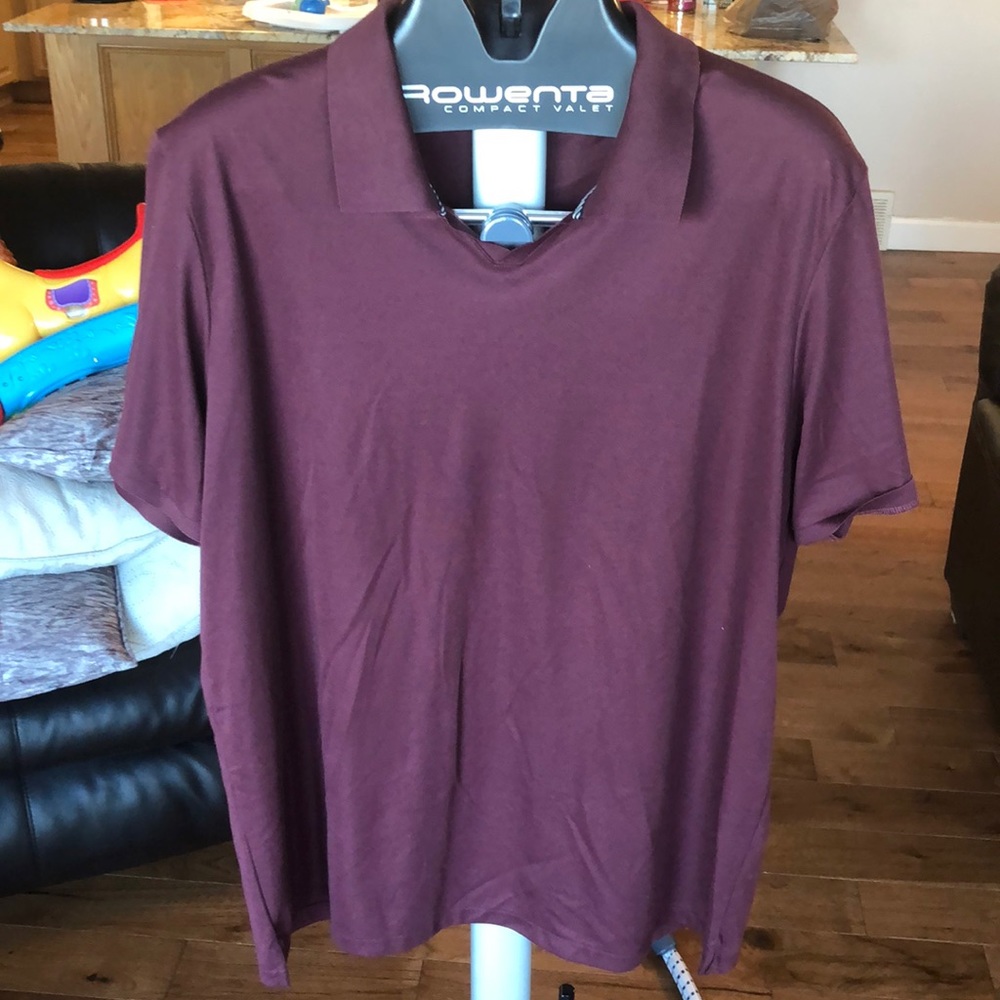 NEW Vince Camuto Men’s XXL men’s polo - maroon